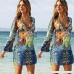 AutumnFall® Women Sexy Chiffon Bohemian Cover Up Beach Dress B01E86THLY